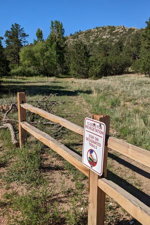 Winter trails at Ute Valley Park